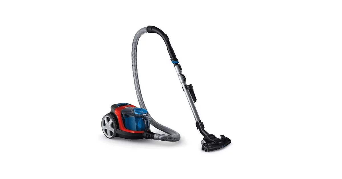 Philips PowerPro Compact FC9351/01 vacuum cleaner by Philips — product image showing the body, hose and cleaning head