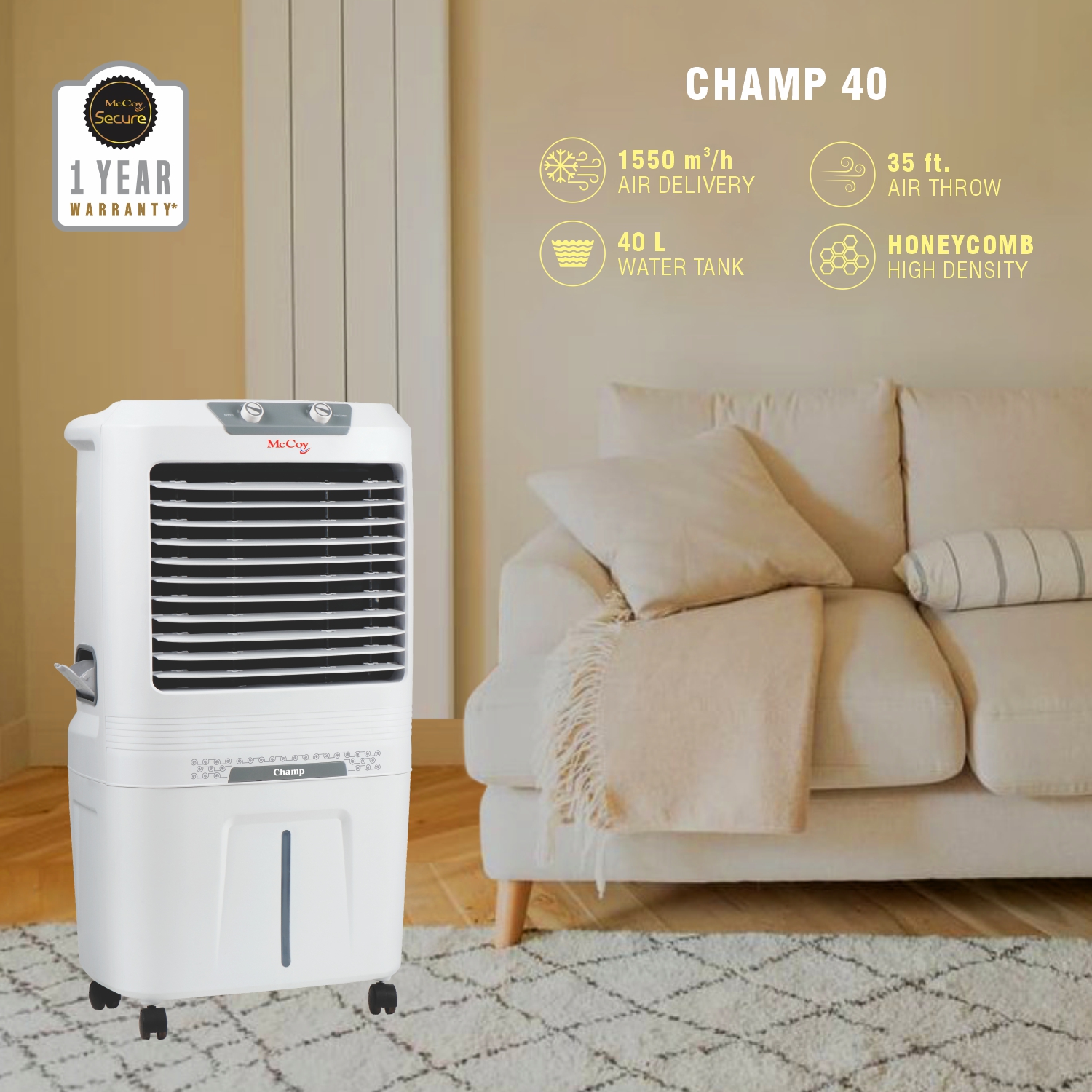 McCoy Champ 40L DG cooler purifier by McCoy — product image