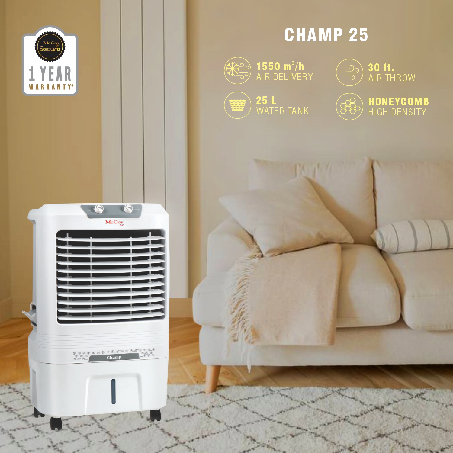 McCoy Champ 25L DG cooler purifier by McCoy — product image