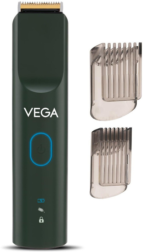 Vega VHTH-36 Fully Waterproof Trimmer by Vega — product image showing the trimmer body, blade head and attachments