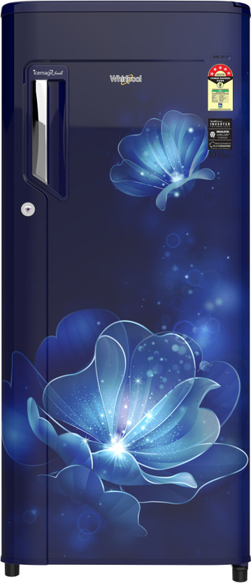 Whirlpool 200 L 5 Star Direct Cool Single Door Refrigerator refrigerator by Whirlpool — product image showing the cabinet, doors and handle