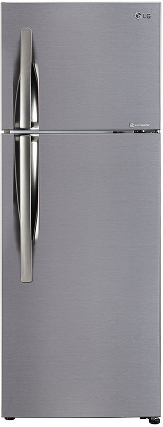 LG 291 L 2 Star Frost Free Double Door Refrigerator refrigerator by LG — product image showing the cabinet, doors and handle