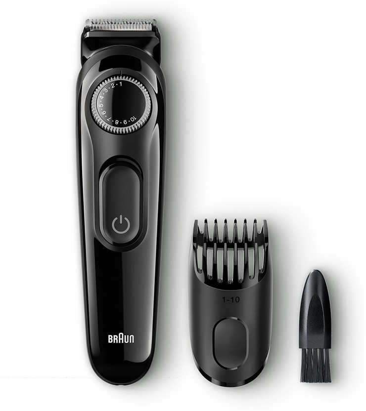 Braun BT3022 Trimmer by Braun — product image showing the trimmer body, blade head and attachments