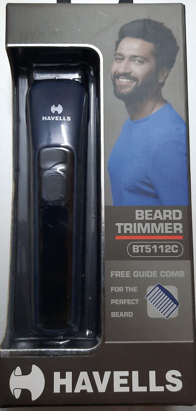 Havells BT5112C Trimmer by Havells — product image showing the trimmer body, blade head and attachments