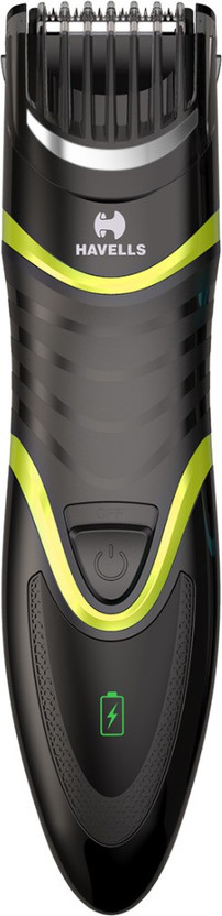 Havells BT9003 Trimmer by Havells — product image showing the trimmer body, blade head and attachments