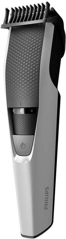 Philips Beard Trimmer BT3201/15 Trimmer by Philips — product image showing the trimmer body, blade head and attachments