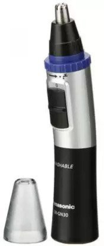 Panasonic GN30-K Trimmer by Panasonic — product image showing the trimmer body, blade head and attachments