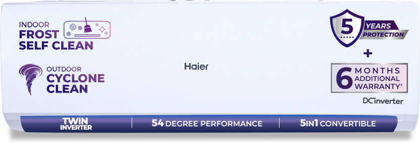 Haier 1.5 Ton 3 Star Inverter Split AC 2026 by Haier — official product image of the air conditioner
