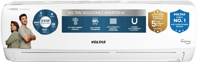 Voltas 1.5 Ton 5 Star Inverter Split AC 2026 by Voltas — official product image of the air conditioner