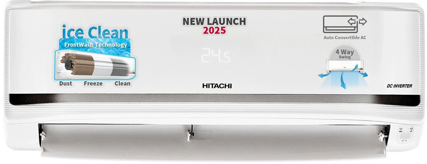 Hitachi 2 Ton 5 Star Inverter Split AC 2025 by Hitachi — official product image of the air conditioner