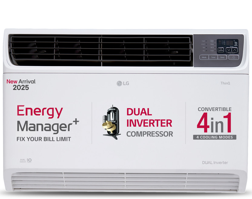 LG 1.5 Ton 5 Star Inverter Window AC with Wi-Fi 2025 by LG — official product image of the air conditioner