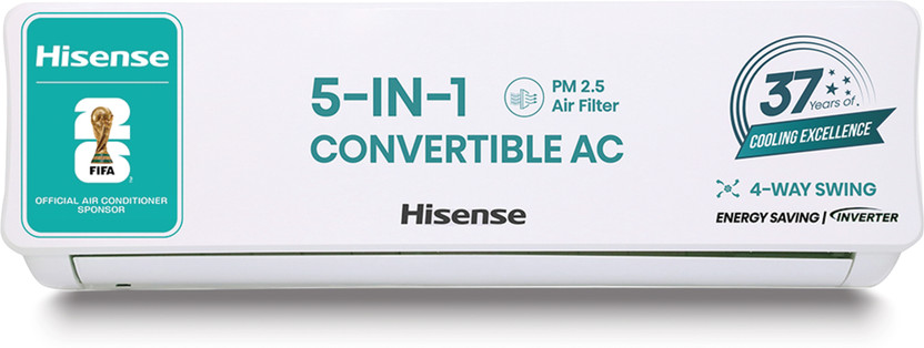 Hisense 2 Ton 3 Star Inverter Split AC 2026 by Hisense — official product image of the air conditioner