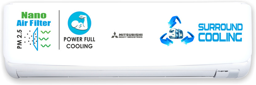 Mitsubishi Heavy 2.1 Ton 4 Star Inverter Split AC with Wi-Fi 2025 by Mitsubishi Heavy Industries — official product image of the air conditioner