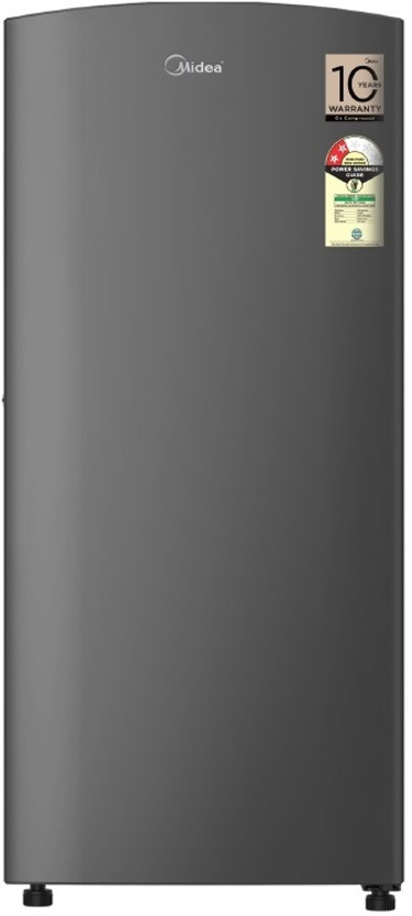 Midea 187 L 2 Star Direct Cool Single Door Refrigerator refrigerator by Midea — product image showing the cabinet, doors and handle