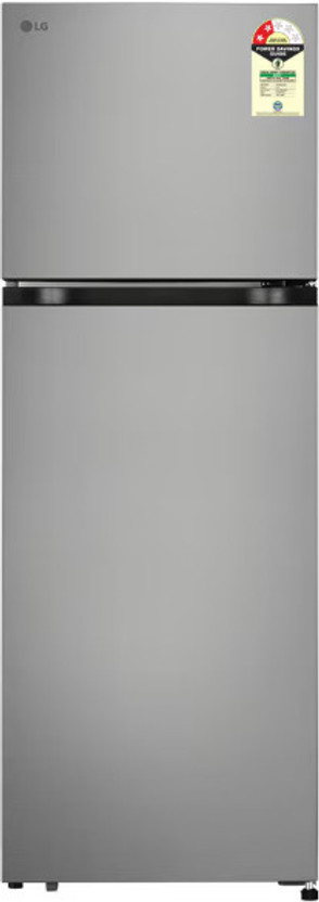 LG 251 L 2 Star Frost Free Convertible Double Door Refrigerator refrigerator by LG — product image showing the cabinet, doors and handle
