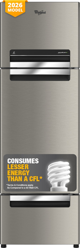 Whirlpool 235 L Frost Free Triple Door Refrigerator refrigerator by Whirlpool — product image showing the cabinet, doors and handle