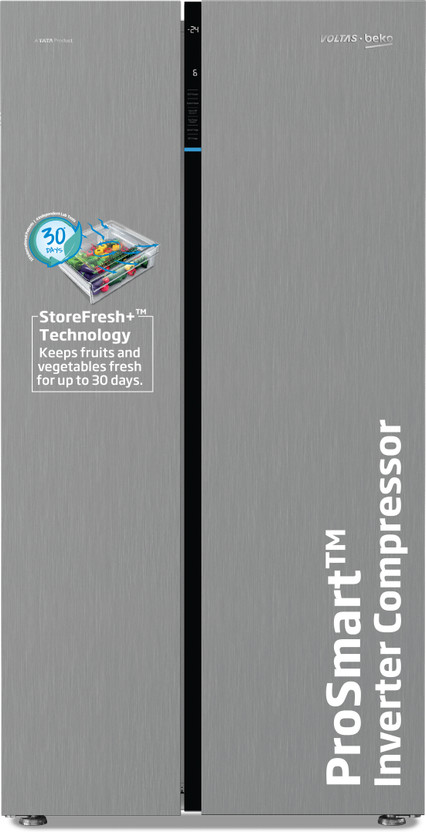 Voltas Beko 640 L Frost Free Side by Side Refrigerator refrigerator by Voltas Beko — product image showing the cabinet, doors and handle
