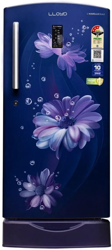 Lloyd 195 L 3 Star Direct Cool Single Door Refrigerator refrigerator by Lloyd — product image showing the cabinet, doors and handle