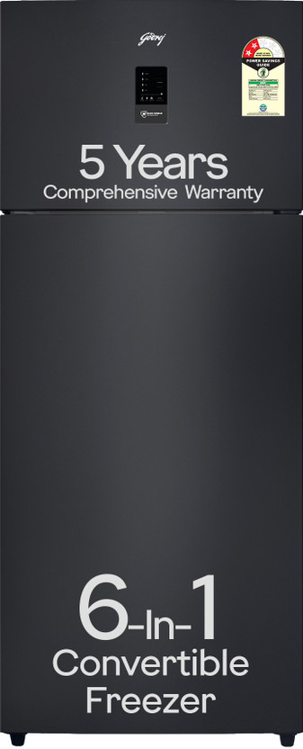 Godrej 436 L 2 Star Frost Free Convertible Double Door Refrigerator refrigerator by Godrej — product image showing the cabinet, doors and handle