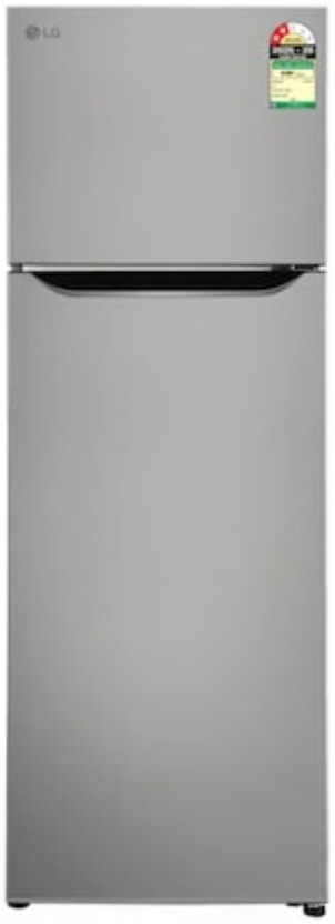 LG 288 L 2 Star Frost Free Convertible Double Door Refrigerator refrigerator by LG — product image showing the cabinet, doors and handle