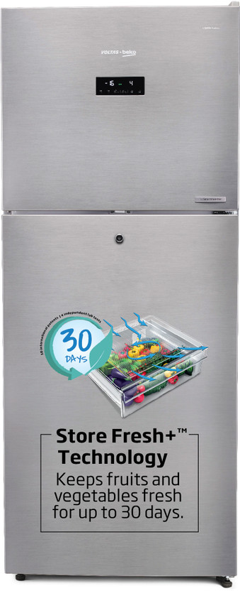 Voltas Beko 432 L 2 Star Frost Free Double Door Refrigerator refrigerator by Voltas Beko — product image showing the cabinet, doors and handle