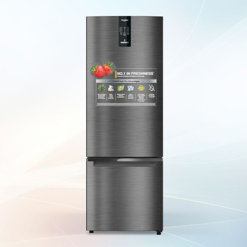 Whirlpool 285 L 2 Star Frost Free Double Door Refrigerator refrigerator by Whirlpool — product image showing the cabinet, doors and handle