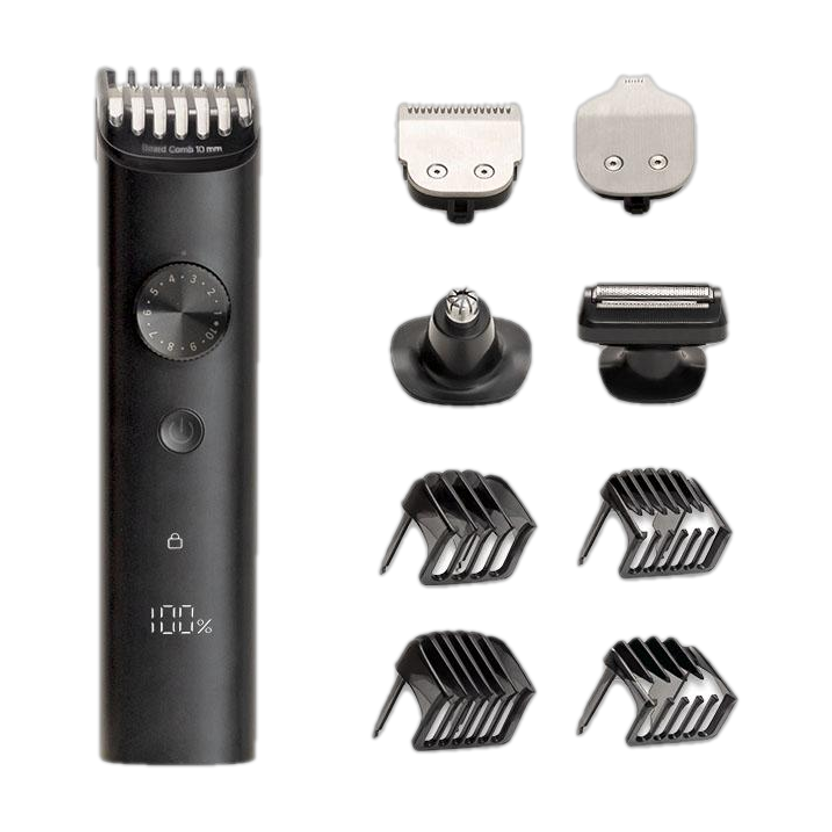 Mi Grooming kit Pro Fully Waterproof Trimmer by Xiaomi — product image showing the trimmer body, blade head and attachments