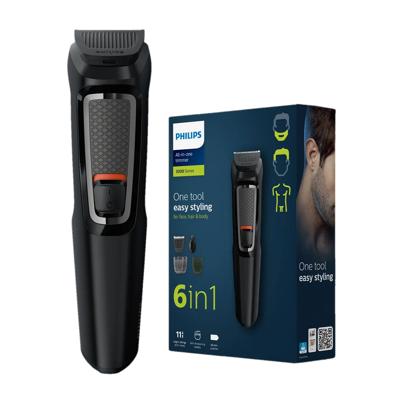 Philips MG3724/30 by Philips — product image showing the trimmer body, blade head and attachments
