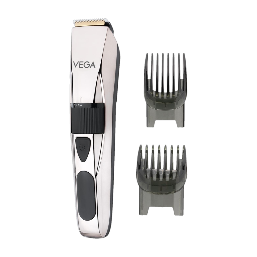 Vega VHTH-27 P-3 Beard Groomer by Vega — product image showing the trimmer body, blade head and attachments