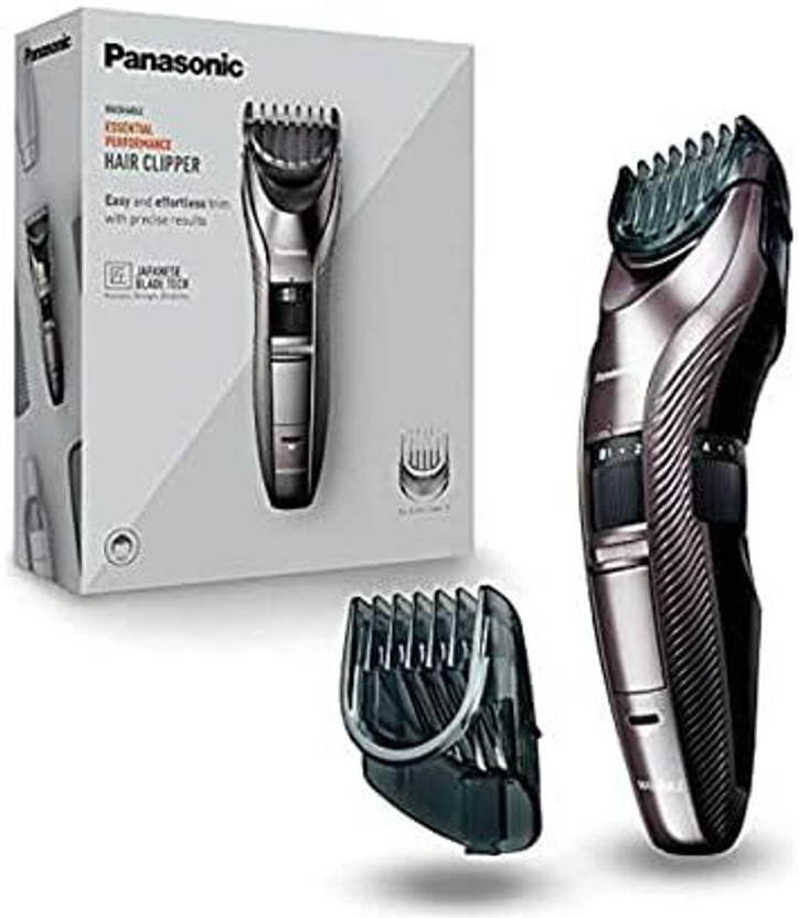 Panasonic ER-GC63-H503 Trimmer by Panasonic — product image showing the trimmer body, blade head and attachments