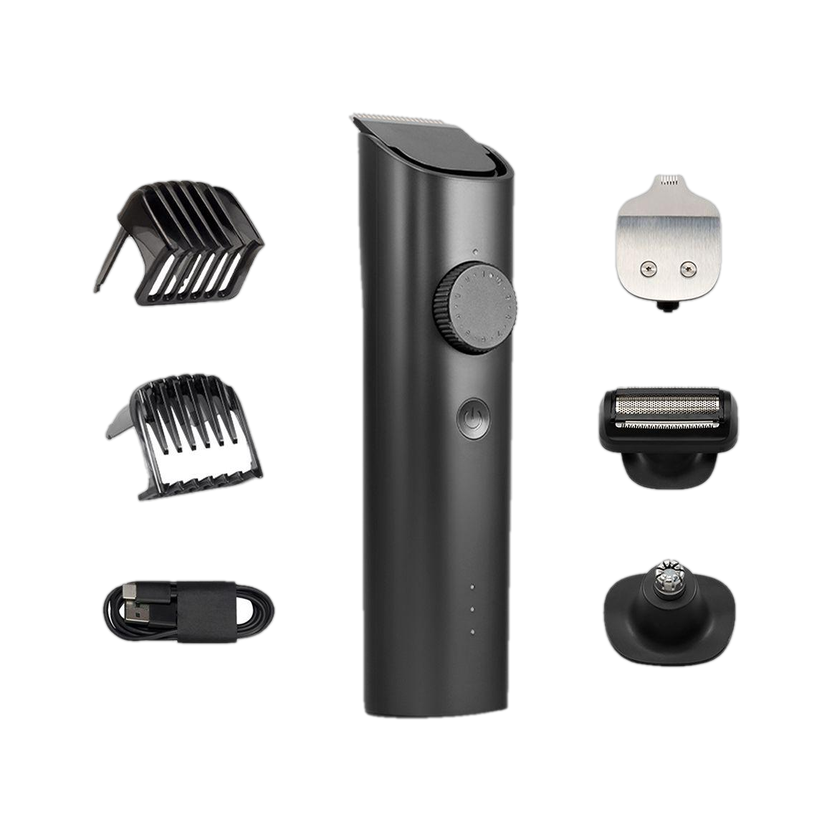 Mi by Xiaomi Grooming Kit Trimmer by Xiaomi — product image showing the trimmer body, blade head and attachments