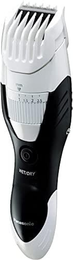 Panasonic ER-GB40-W Trimmer by Panasonic — product image showing the trimmer body, blade head and attachments
