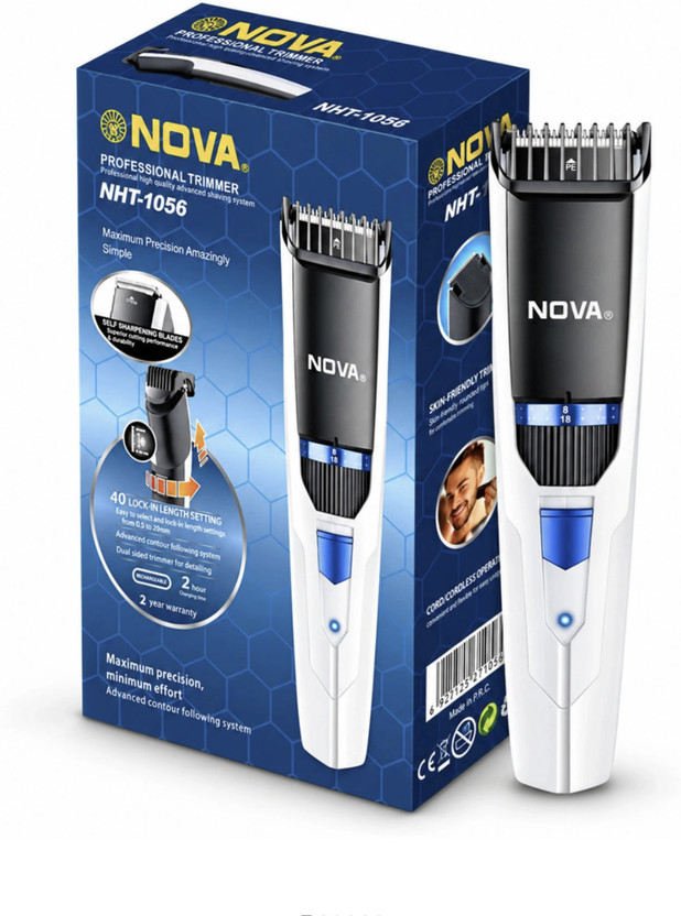 NOVA NHT 1056 Trimmer by Nova — product image showing the trimmer body, blade head and attachments