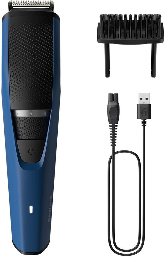 Philips BT3303/30 Trimmer by Philips — product image showing the trimmer body, blade head and attachments