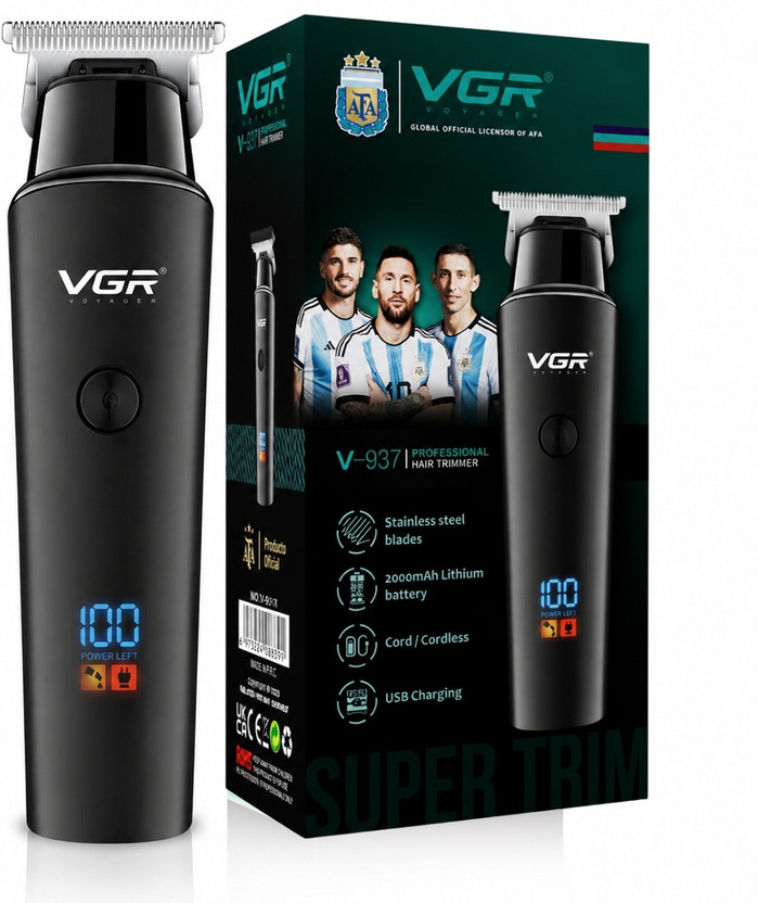 VGR 937 Trimmer by VGR — product image showing the trimmer body, blade head and attachments
