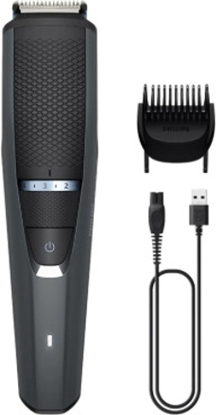 Philips 3324/15 Trimmer by Philips — product image showing the trimmer body, blade head and attachments
