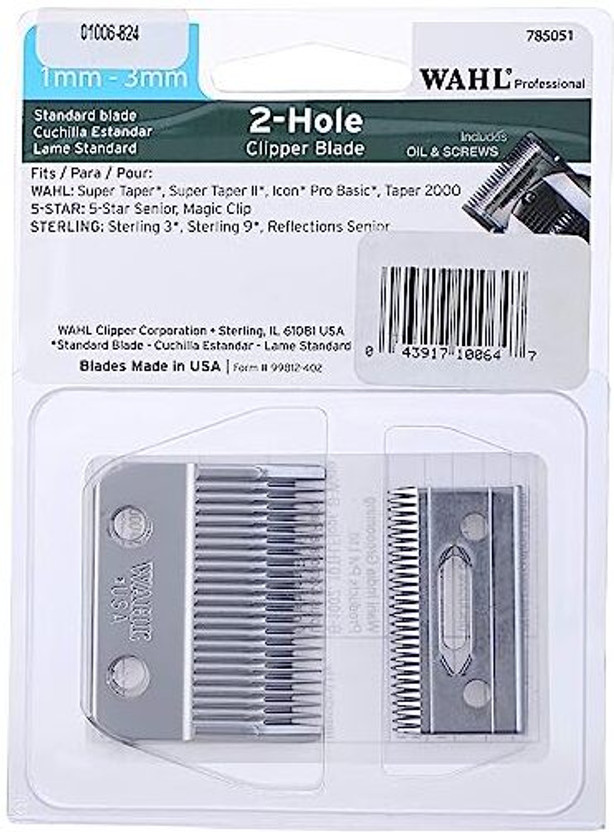 Wahl Super Taper Std-Blade Trimmer by Wahl — product image showing the trimmer body, blade head and attachments