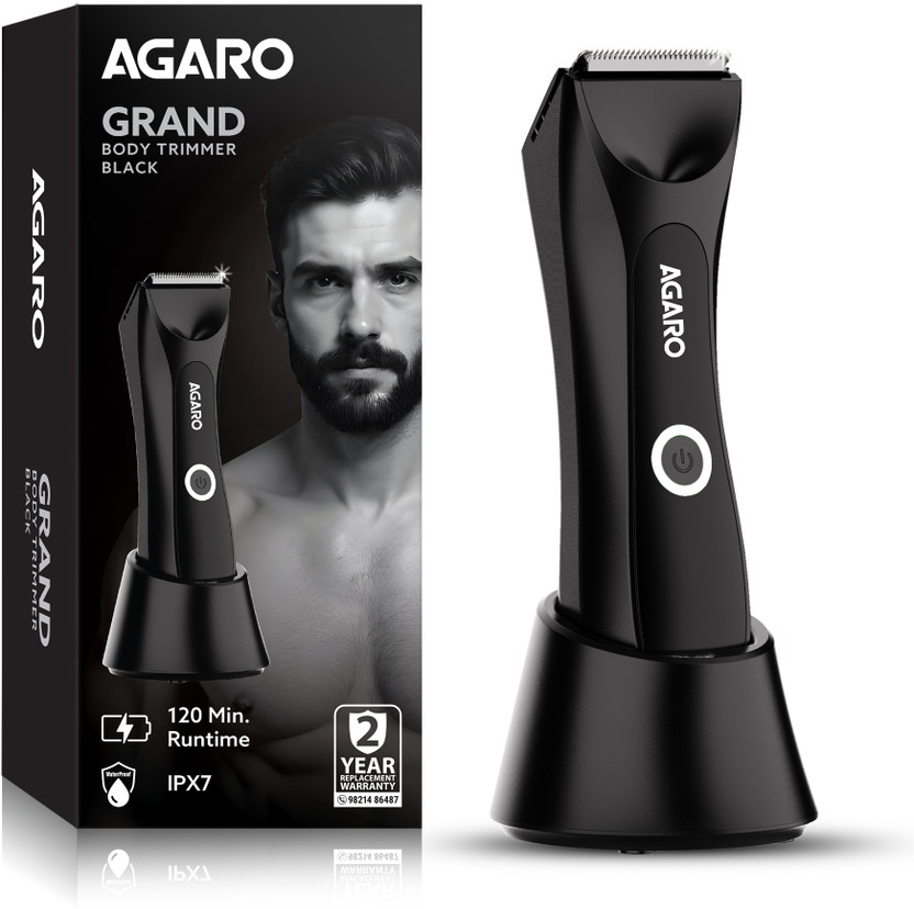 AGARO Grand Body Trimmer by AGARO — product image showing the trimmer body, blade head and attachments