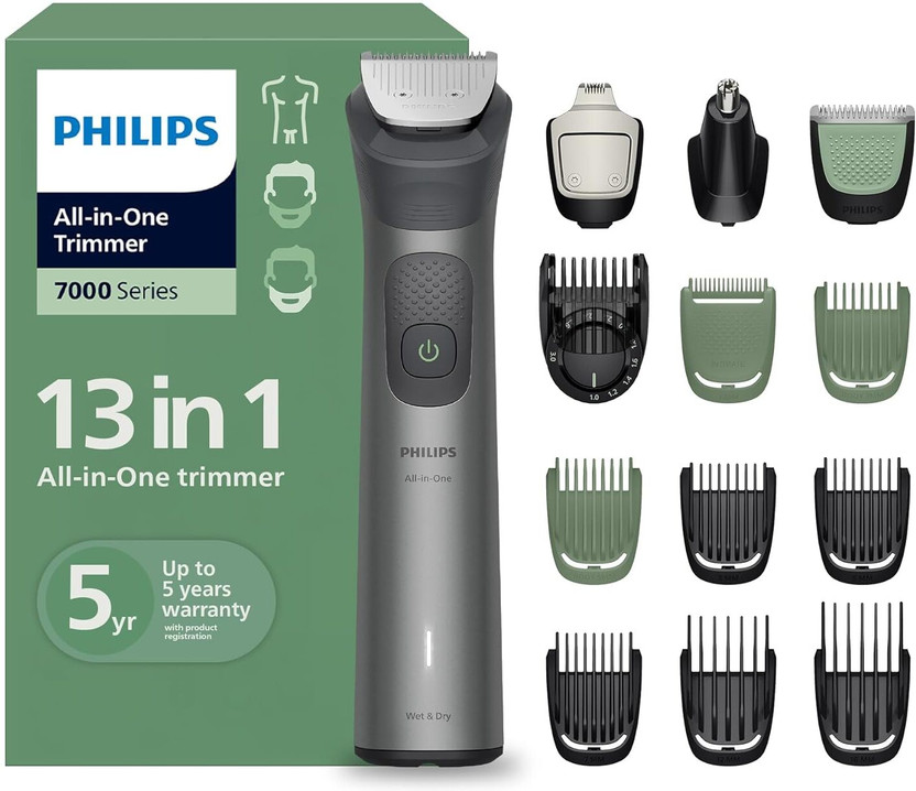 Philips MG7922/65 by Philips — product image showing the trimmer body, blade head and attachments