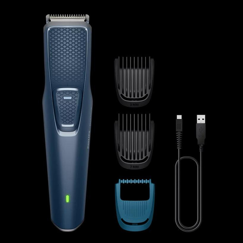 Philips 1244 Trimmer by Philips — product image showing the trimmer body, blade head and attachments