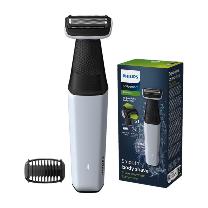 Philips BG3007/01 by Philips — product image showing the trimmer body, blade head and attachments