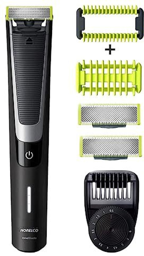 Philips Philips0889 Trimmer by Philips — product image showing the trimmer body, blade head and attachments