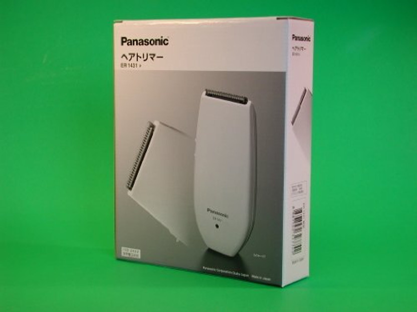 Panasonic ER1431 Trimmer by Panasonic — product image showing the trimmer body, blade head and attachments