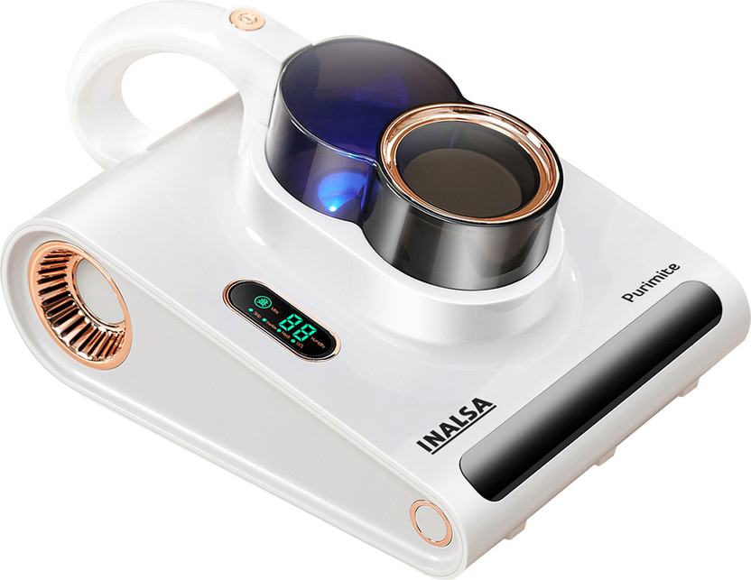 Inalsa Purimite Hand-held Vacuum Cleaner with Anti-Bacterial Cleaning vacuum cleaner by INALSA — product image showing the body, hose and cleaning head