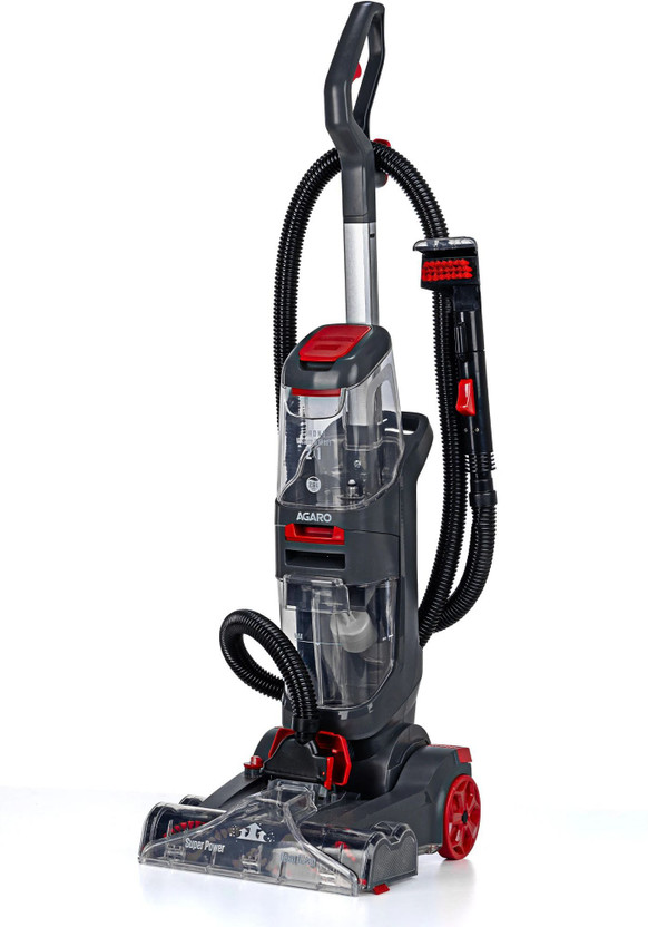 AGARO Elite Upright Wet & Dry Carpet Cleaner vacuum cleaner by AGARO — product image showing the body, hose and cleaning head
